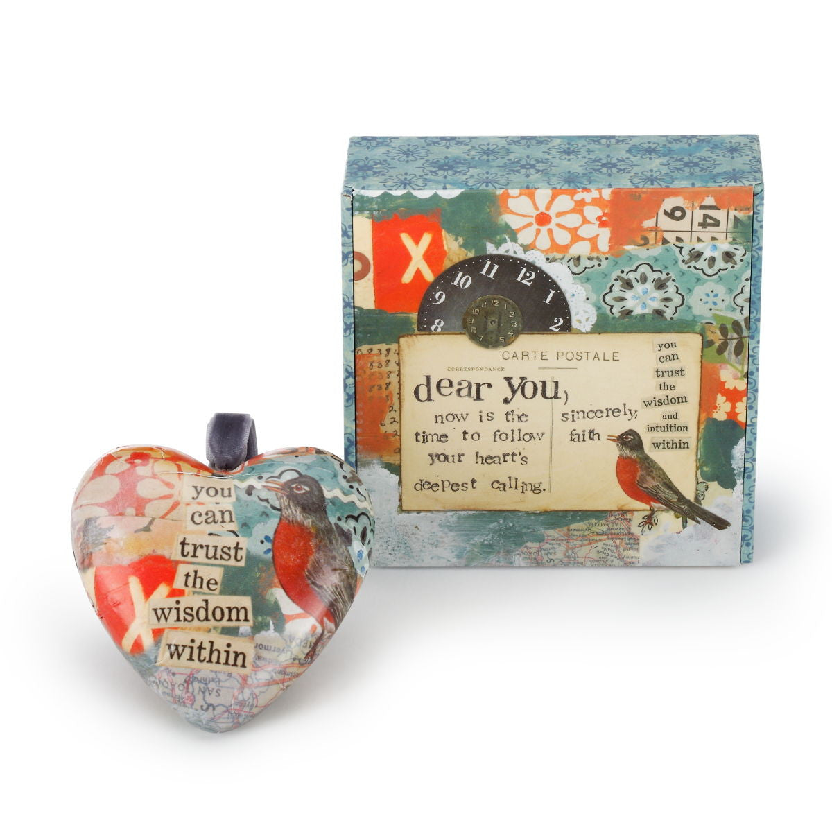 Boxed Heart Ornament The Deepest Calling