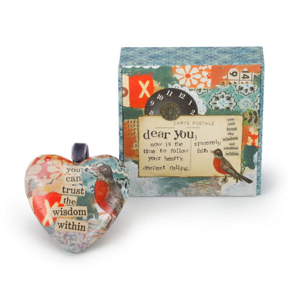 Boxed Heart Ornament The Deepest Calling
