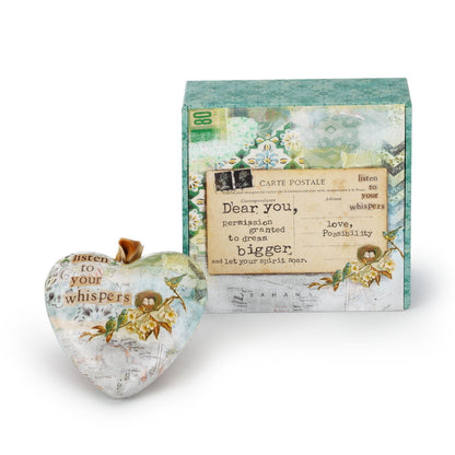 Osmanthus box heart-shaped decoration